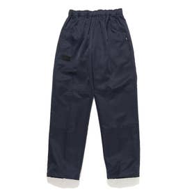 /MORELIA  OFF WOVEN PANTS （ディープネイビー）