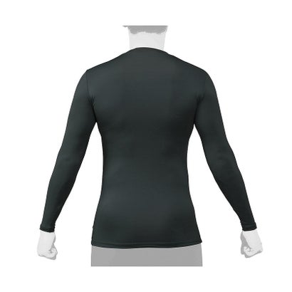 ミズノ/バイオギア・アンダーシャツ  ローネック・長袖(BIOGEAR) （Dグリーン）｜詳細画像