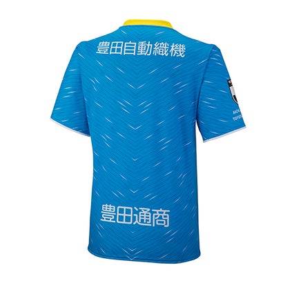 名古屋グランパス　Mizuno サッカーウェアセット 青 TOYOTA MIZUNO 名古屋グランパス 2022 GKユニフォーム 半袖 レプリカ(ブルー