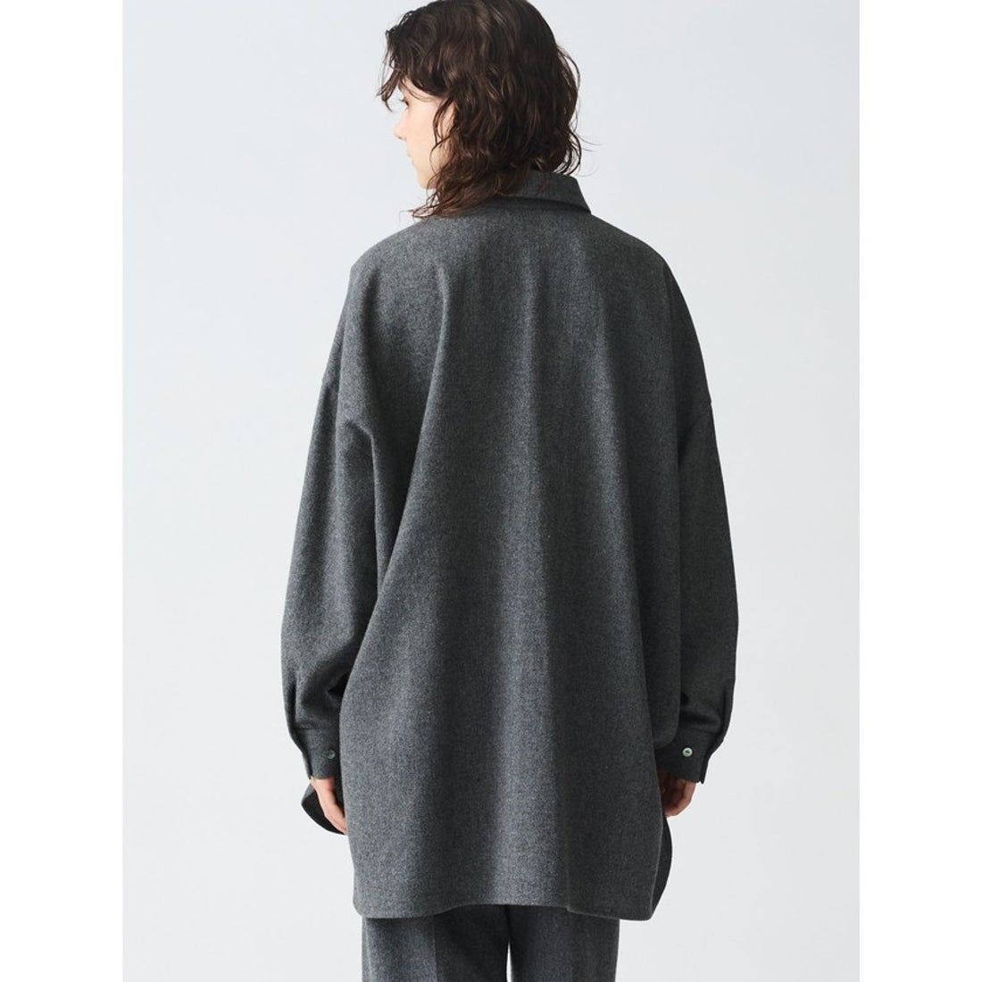 ミズイロインド mizuiro ind mizuiro ind ワイドシャツチュニック 