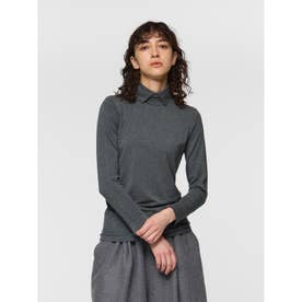 シャツカラープルオーバー （チャコールグレー(color92)）
