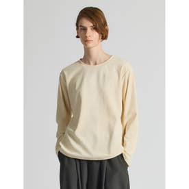 ピケロングスリーブクルーネックTシャツ （アイボリー(color12)）