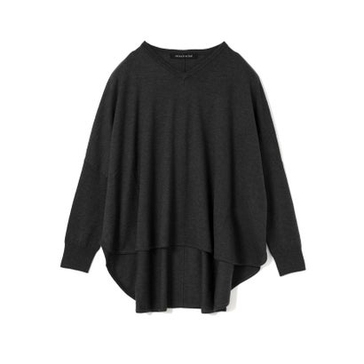 ミズイロインド mizuiro ind mizuiro ind Vネックコクーンプルオーバー （ブラウン(color44)）｜詳細画像