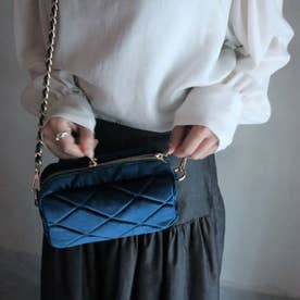 Quilting mini chain bag （MIDNIGHT BLUE）