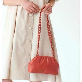 Color chain mini bag （BRICK RED）