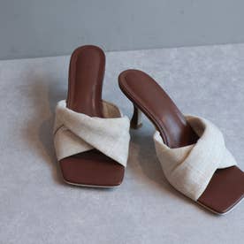 Twist bicolor sandals （NATURAL MIX）