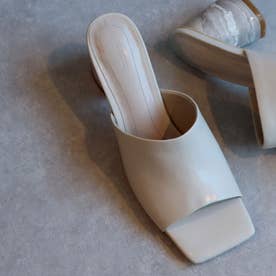 Marble heel sandals （IVORY）
