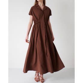 Cotton like long one-piece （BROWN）
