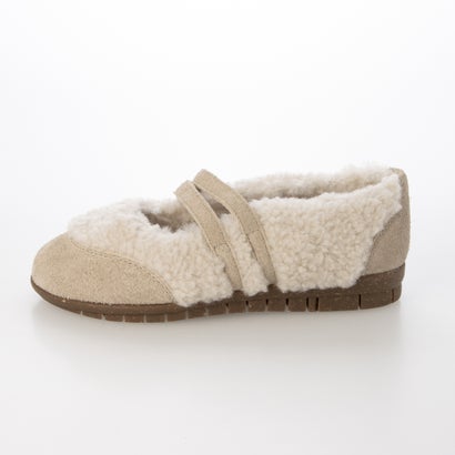 ミネトンカ MINNETONKA ダブルストラップボアバレエシューズ mi-26m07-off-wh （OFF WHITE）｜詳細画像