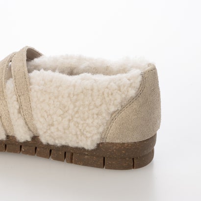ミネトンカ MINNETONKA ダブルストラップボアバレエシューズ mi-26m07-off-wh （OFF WHITE）｜詳細画像