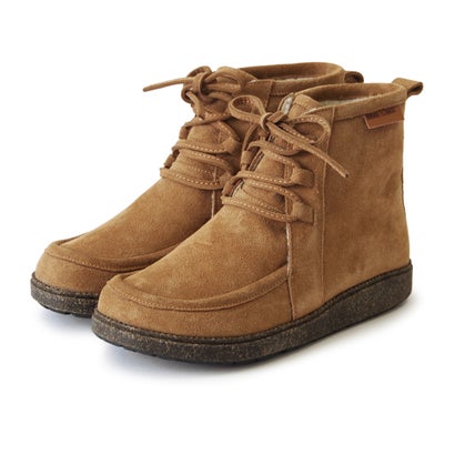 ミネトンカ MINNETONKA ボアレースアップブーツ mi-26m12-cm （CAMEL）｜詳細画像