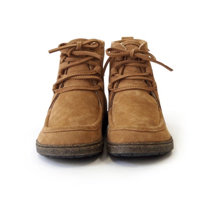 ミネトンカ MINNETONKA ボアレースアップブーツ mi-26m12-cm （CAMEL）｜詳細画像