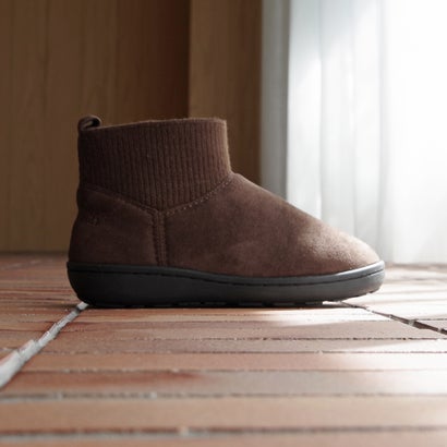 リブニット アンクルスリッパブーツ mi-26m10-dbr （DARK BROWN）｜詳細画像