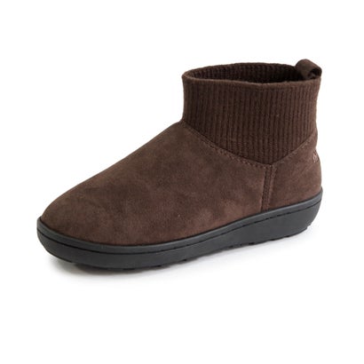 リブニット アンクルスリッパブーツ mi-26m10-dbr （DARK BROWN）｜詳細画像