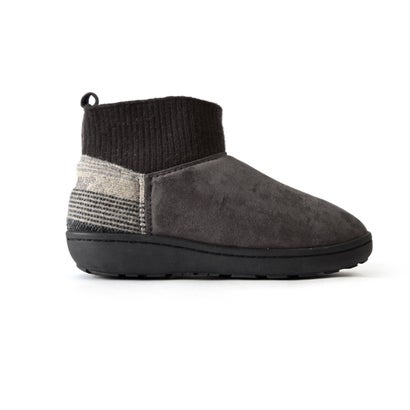 リブニット アンクルスリッパブーツ mi-26m10-chr-fab （CHARCOAL FABRIC）｜詳細画像