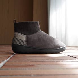 リブニット アンクルスリッパブーツ mi-26m10-chr-fab （CHARCOAL FABRIC）