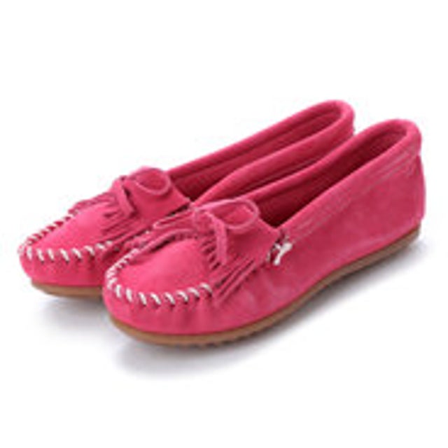 
                    KILTY Suede Moccasin Shoes （ピンク）