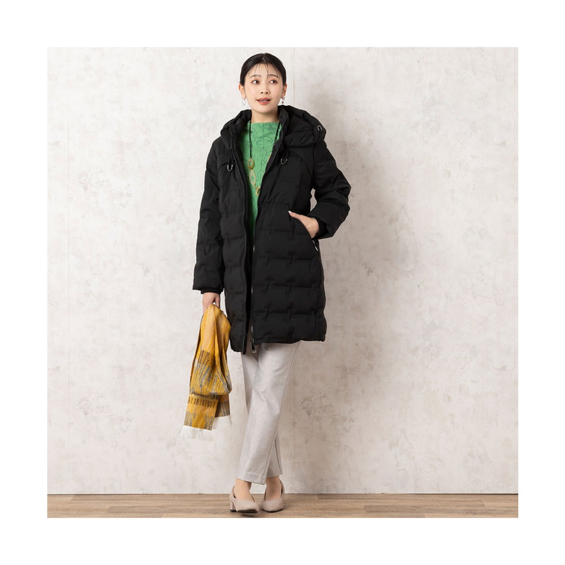 ミゼール missel ［一部店舗・EC限定］シームレスロングダウンコート 
