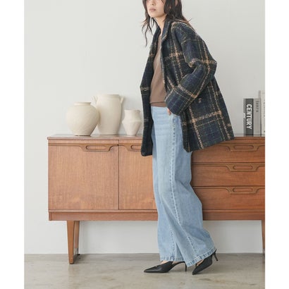 ミリアンデニ mili an deni チェックダブルジャケット （GRN）｜詳細画像
