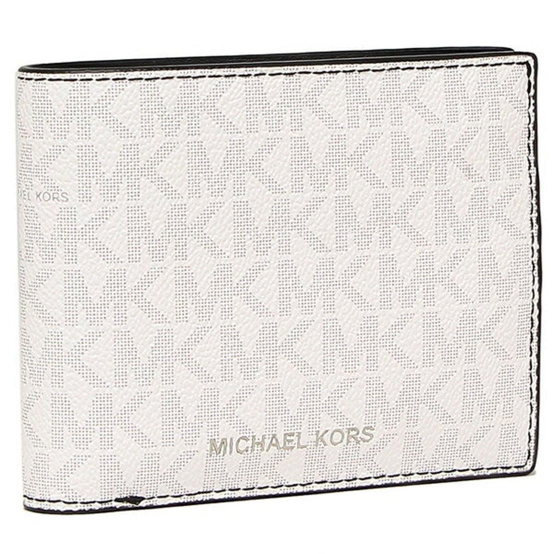 マイケル マイケルコース MICHAEL MICHAEL KORS 財布 二つ折り財布 クーパー パスケース ホワイト メンズ アウトレット