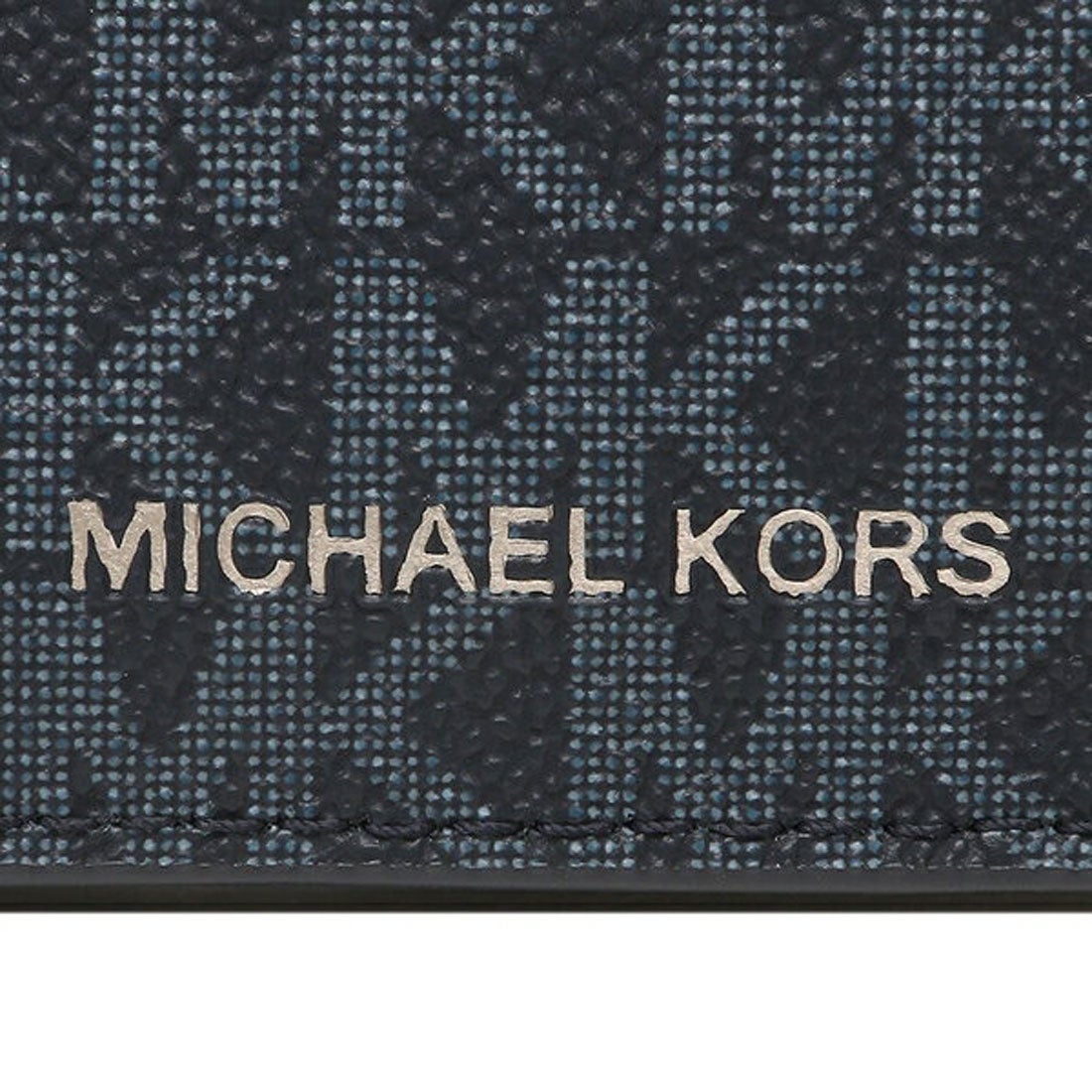 マイケル マイケルコース MICHAEL MICHAEL KORS アウトレット 二つ折り財布 クーパー パスケース ネイビー メンズ