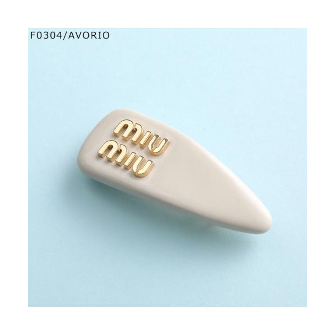 miumiuバレッタ ミュウミュウ Miu Miu MIUMIU バレッタ 5IF092 069 エナメル （F0304