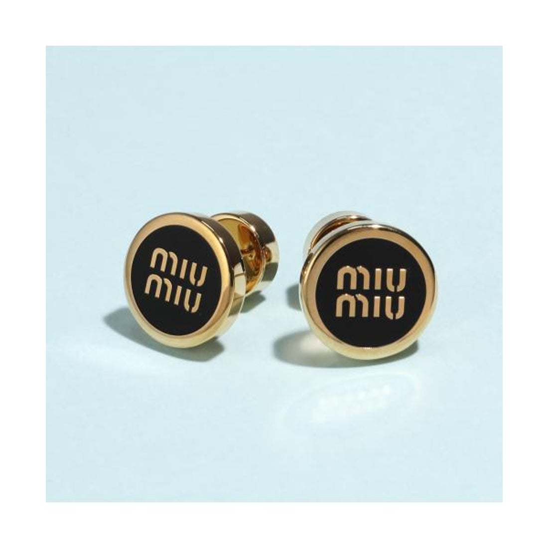 ミュウミュウ Miu Miu MIUMIU ピアス 5JO912 2F6T ロゴ （F0009/BIANCO