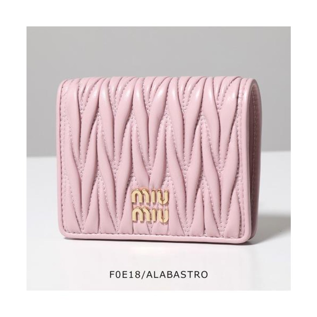 ミュウミュウ Miu Miu MIUMIU 二つ折り財布 5MV204 2FPP MATELASSE