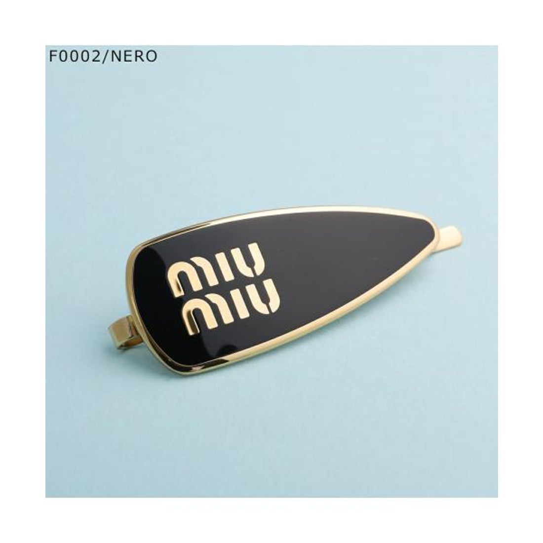ミュウミュウ Miu Miu MIUMIU ヘアピン 5IF147 2F6T ロゴ ヘアクリップ