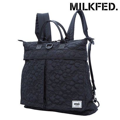 . CHERRY QUILTED HELMET BAG BLACK [103264053001] （BLACK）｜詳細画像