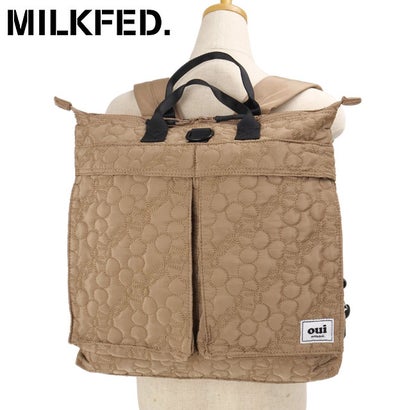 . CHERRY QUILTED HELMET BAG BEIGE [103264053001] （BEIGE）｜詳細画像