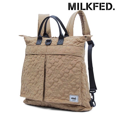 . CHERRY QUILTED HELMET BAG BEIGE [103264053001] （BEIGE）｜詳細画像