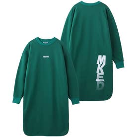 PRINTED MKFD SWEAT DRESS （GREEN）