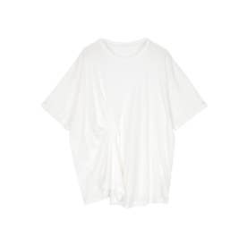 フロントタックデザインTシャツ （オフホワイト）