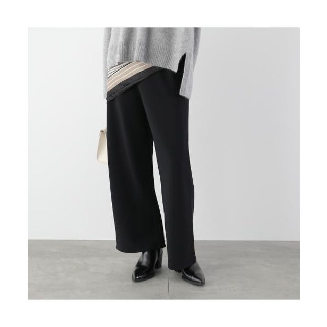 美脚パンツ 0126303096 イージーパンツ （BLACK/ブラック）