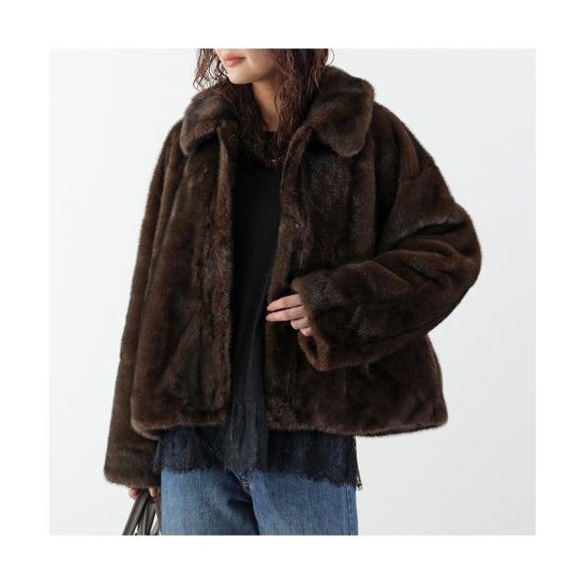 ミンクライクファーブルゾン 0126306101 （BROWN/ブラウン）