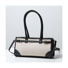 ハンドバッグ 10210513 レザー キャンバス （01/BLACK/ブラック他）
