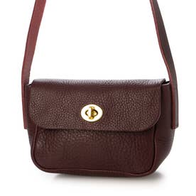 レザーハンドバッグ （Grainy Plum）