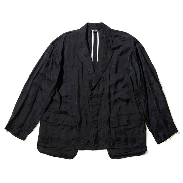 キュプラジャケット（Cupro Jacket） （ブラック）