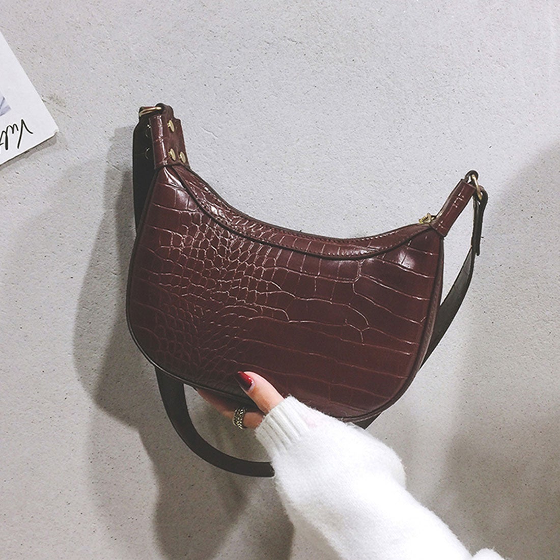 miniministore 三日月型バッグ クロワッサンバッグ -ファッション通販 