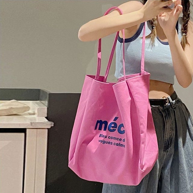 ロゴキャンバストートバッグ カラーバッグ