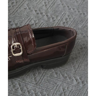 ローファー レディース ボリュームソール （ブラック）｜詳細画像