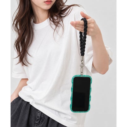 ミニミニストア miniministore ミニポーチ付きスマホショルダーストラップ （キャメル）｜詳細画像