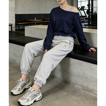 ミニミニストア miniministore レイヤード風スウェットワンショルダー秋服 （ネイビー）｜詳細画像