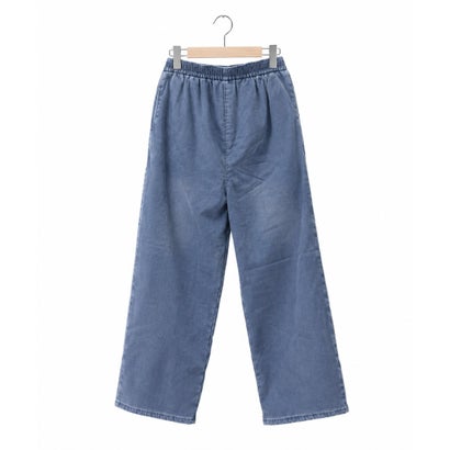 裏起毛ノーマル2タイプ ワイドパンツ美脚 （アイボリー*裏起毛あり）｜詳細画像
