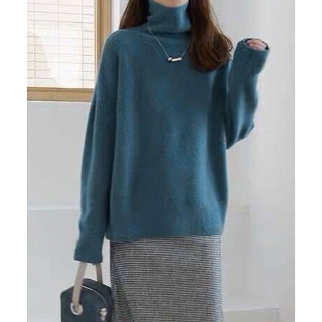 タートルネックニット レディース 秋冬服