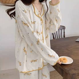 韓国パジャマ レディース 部屋着薄手長袖