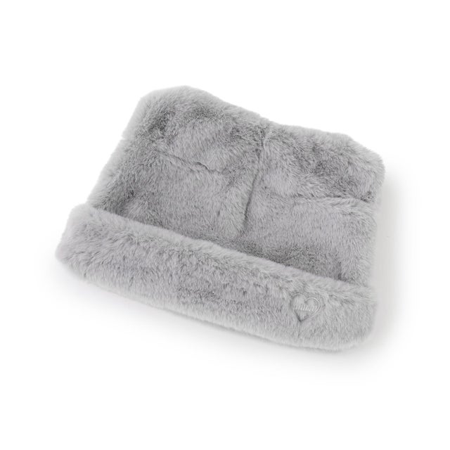 フェイクファーネコミミぼうし （ライト グレー）