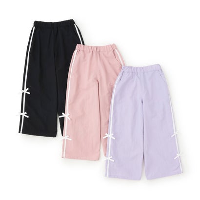 ラインイージーパンツ （ピンク）｜詳細画像