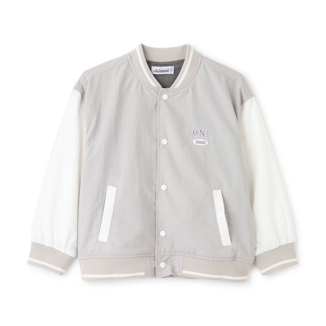 【裏メッシュ付き】スタジャン （ライト グレー）